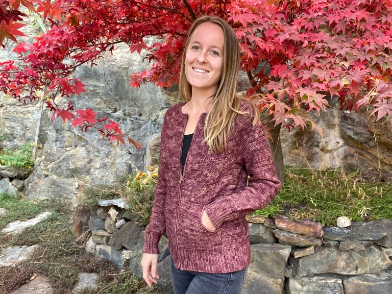 Crochet Zip Up Cardigan Pattern Sweater PDF: The Blair Cardigan