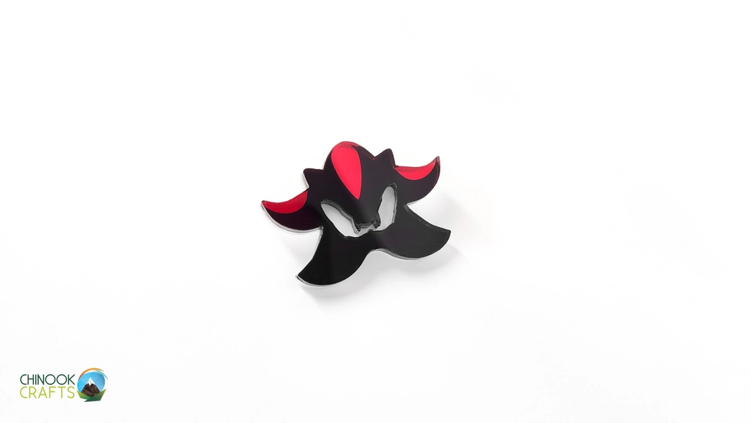 Shadow the Hedgehog - Pin or Magnet