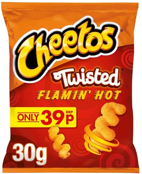 Cheetos Twisted Flamin' Hot Snacks Brand: Cheetos ( 30 Pack )