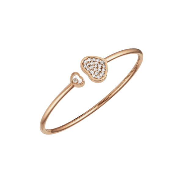 Luxury Diamond Bracelet Happy Hearts | Chopard® @857482-5900