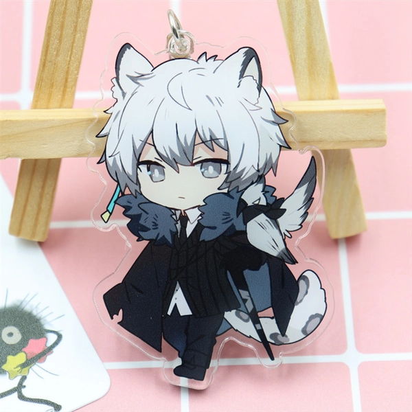 39 Arknights Keychains Arknights Acrylic Charm Anime Key Rings - SilverAsh