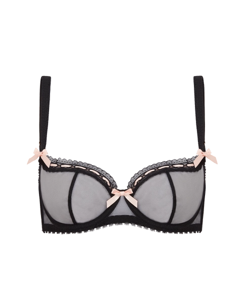 Claira Plunge Underwired Bra in Black | By Agent Provocateur