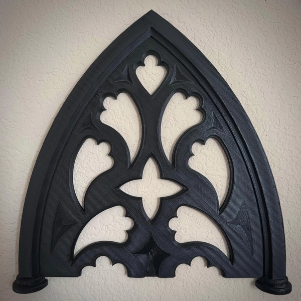 Gothic Arch Cathedral Window 3D Printed