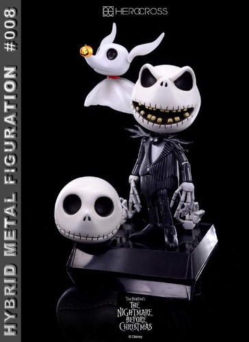 Hybrid Metal Figuration #008 "The Nightmare Before Christmas" Jack Skellington - Pre Owned