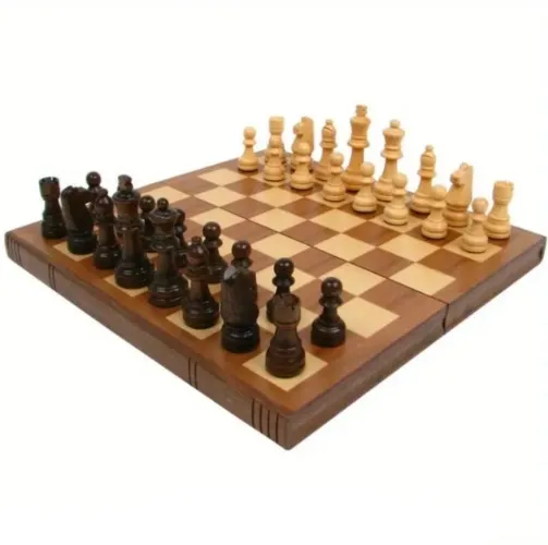 Full set chess board   -  Elegant walnut book - Temu