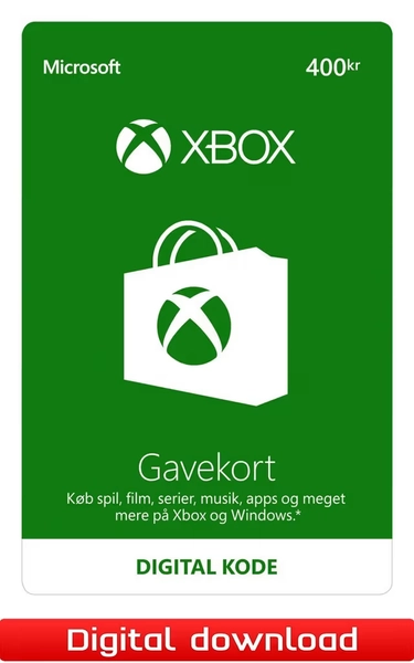 Xbox giftcard 400 DKK