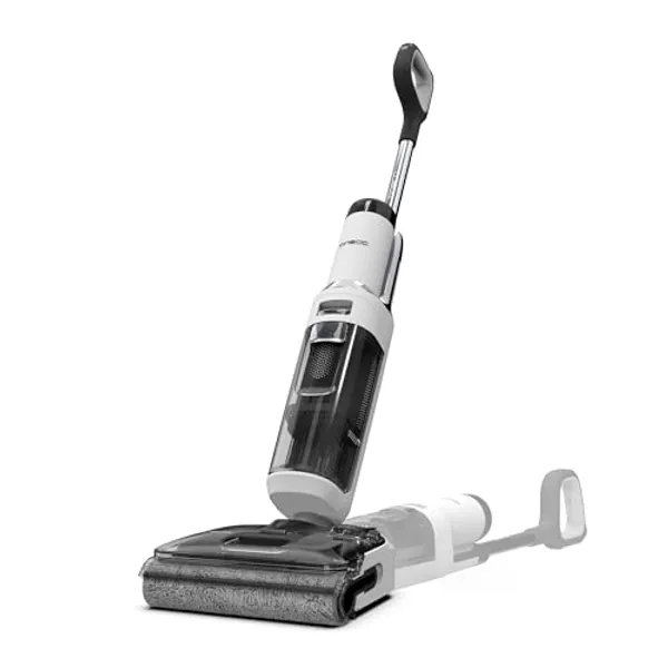 Tineco FLOOR ONE STRETCH S6 aspirapolvere a secco e umido, inclinazione fino a 180°, design compatto 13 CM autopulente e con asciugatura veloce a 70°C, pulizia dei bordi su ambo i lati