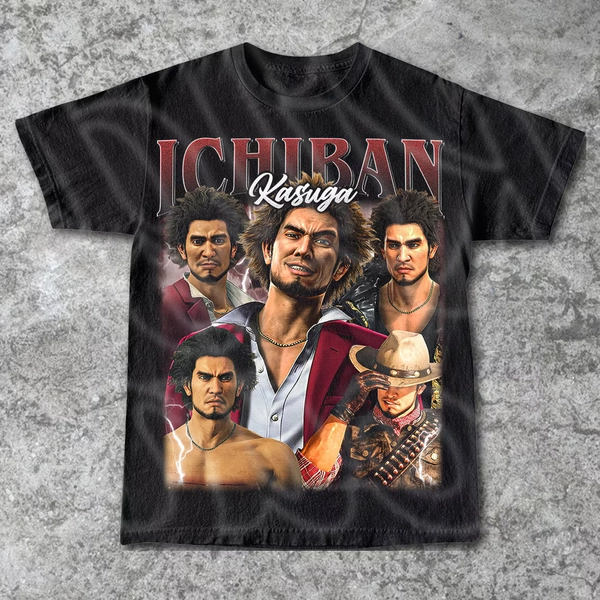 Ichiban Kasuga Yakuza Vintage T-Shirt, Gift For Woman and Man Unisex T-Shirt