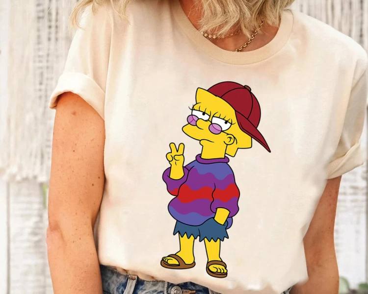 The Simpsons Lisa Simpson Comfort Colors T-shirt, Cool Lisa Simpson Shirt, Family Matching Shirt, the Simpsons Shirt, the Simpson Family - Etsy UK