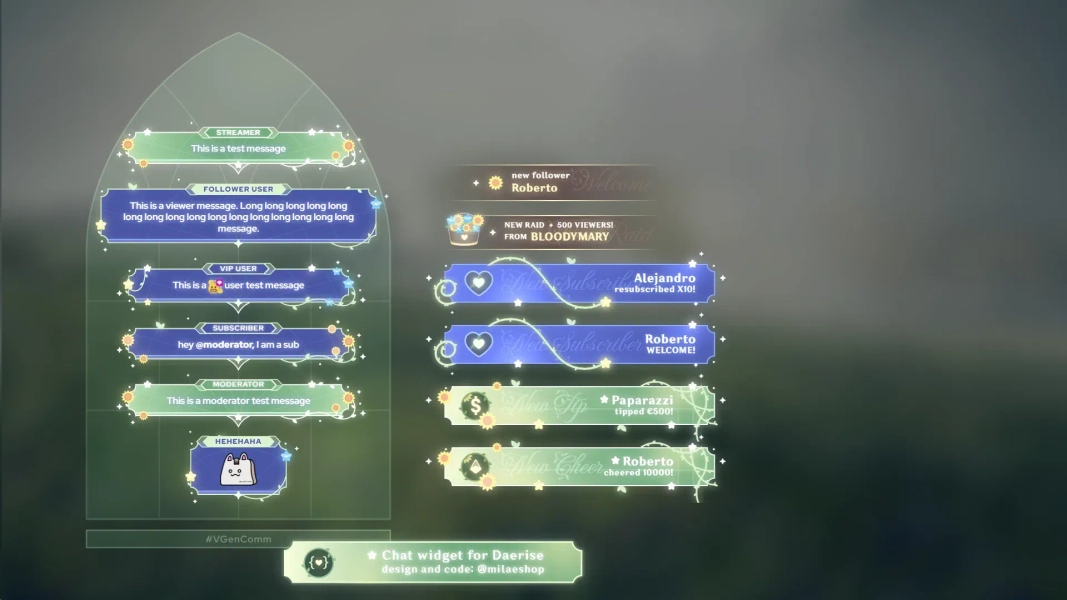 Chat widget [ design + code ] by milaeshop (@milaeshop)