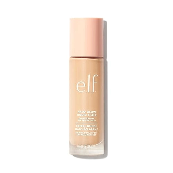 e.l.f. Halo Glow Liquid Filter, Teint-Booster Für Einen Strahlenden, Weich Fokussierten Blick, Mit Hyaluronsäure, Vegan & Tierversuchsfrei, 0 Fair, 31,5 ml