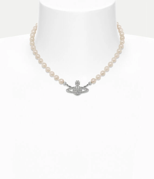 Mini Bas Relief Pearl Choker