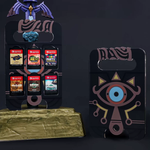 Sheikah Slate Game Card Holder Case 6 Slots Zelda TOTK BOTW Switch Game Cartridge Case