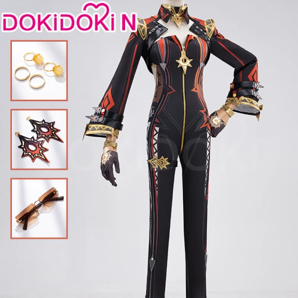 【In Stock】【Size XS-3XL】DokiDoki-N Game Genshin Impact Cosplay Mavuika Costume Natlan