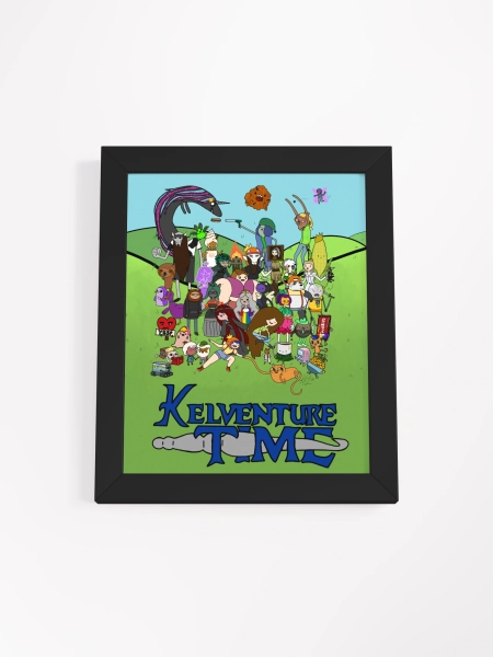 Kelventure Time Framed Print
