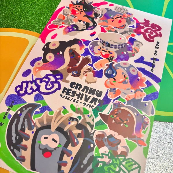 LARGE POSTER Splatoon Grandfest Three Wishes Squid Sisters off the Hook Deep Cut 11x17 Inch Large Poster - Etsy UK