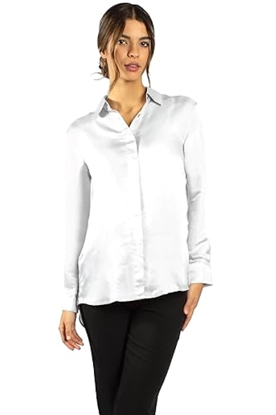 Luxury Artisan Silk Shirts for Women, Silk Button Down Shirts, Silk Blouse
