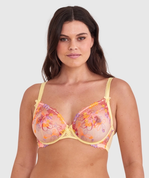 Enchanted Mi Amor Underwire - Yellow/ Multicolour 