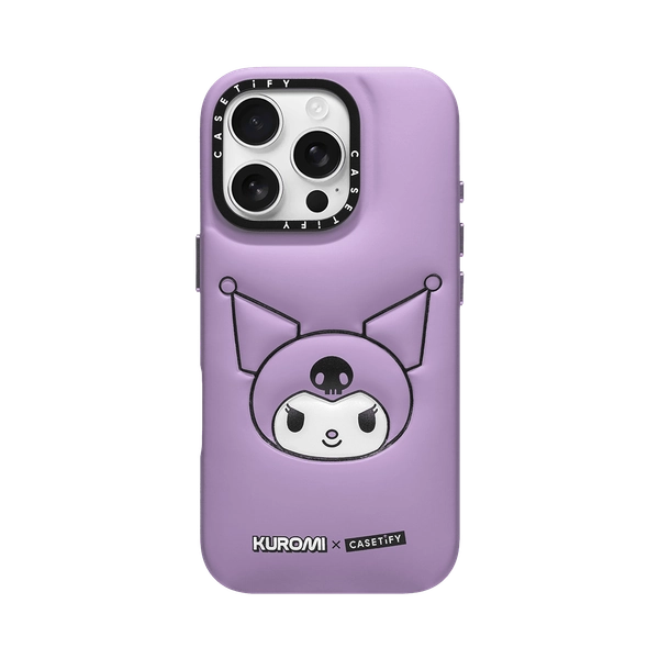 Kuromi Puffy Phone Case - iPhone 15 Pro