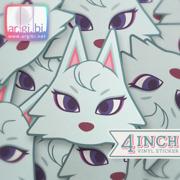 Whitney Vinyl Sticker - Animal Crossing Stickers - Laptop Sticker - Water Bottle Sticker