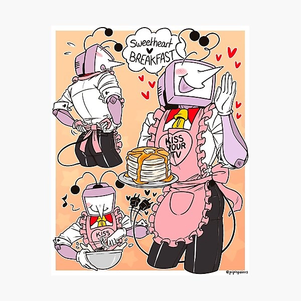 Tenna Husband with apron Photographic Print