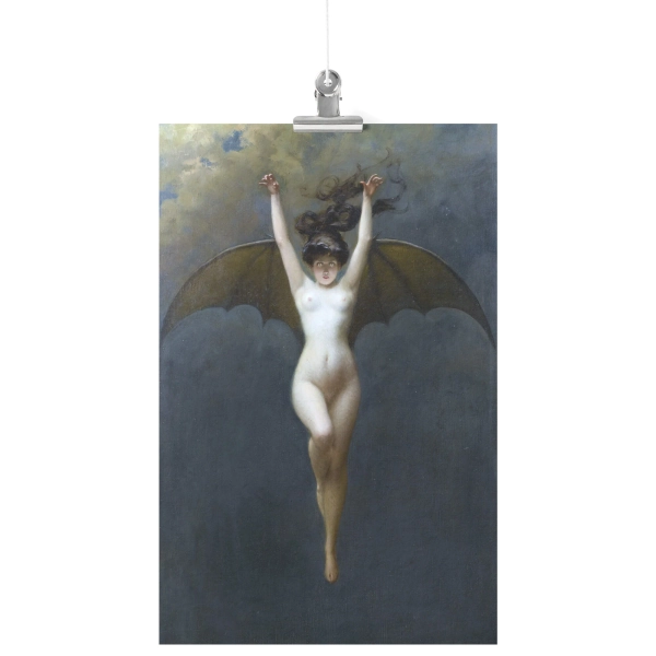 The Bat Woman by Albert Joseph Pénot Matte Poster