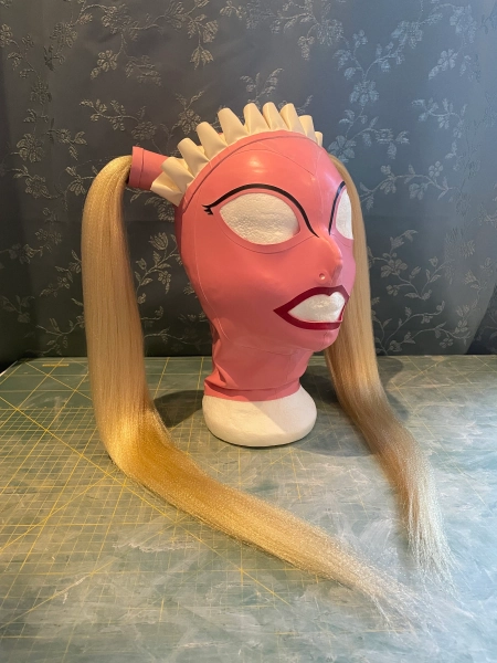 Maßgeschneiderte LATEX-Dienstmädchenhaube