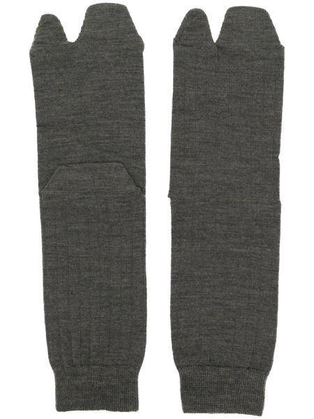 Tabi jersey-wool socks