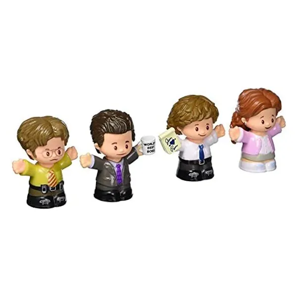 
                            Fisher-Price Little People Collector The Office Figure Set, 4 character figures from the American TV show in a giftable package for fans ages 1-101 years, Multi
                        