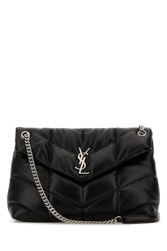 Black nappa leather medium Puffer shoulder bag - OS
