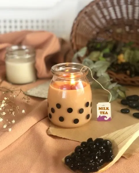 Classic Milk Tea Boba Candle | Etsy