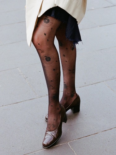 Make Life Beautiful Stockings - Black 