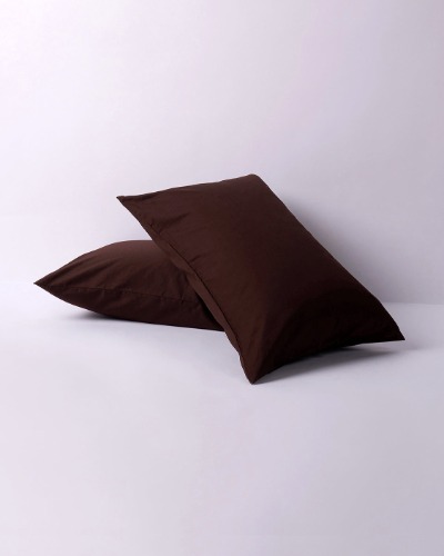 Pillowcase Pair - Organic Cotton | Standard / Cocoa / 100% Organic Cotton