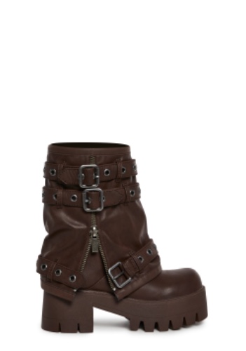 Warp Combat Boots - Brown | BROWN / US 7