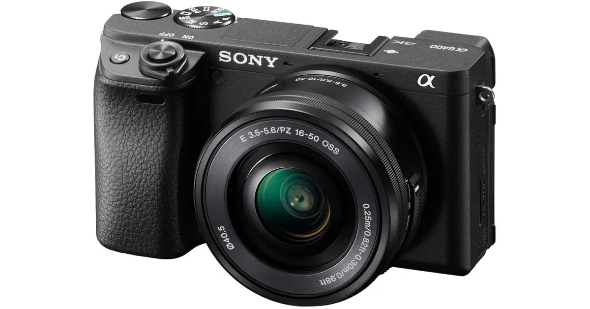 Sony Alpha a6400 Mirrorless Camera: Compact APS-C Interchangeable Lens Digital Camera and Sony - E 50mm F1.8 OSS Portrait Lens (SEL50F18/B), Black