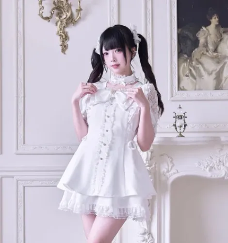 nogenki 3 piece setup !! (top + shorts + neck thingy) !!!!!!