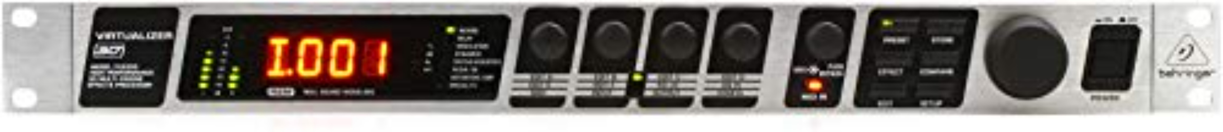 Behringer VIRTUALIZER 3D FX2000 Hochleistungs-3D-Multi-Engine-Effektprozessor - Einzelbett