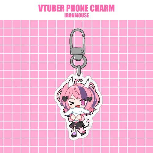 Vtuber Phone Charms - Ironmouse