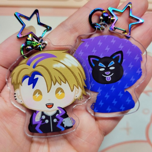 [Vtuber] Quinn Acrylic Charm Keychain