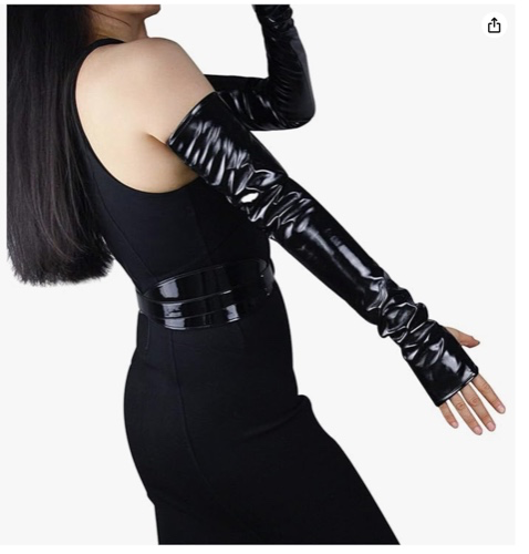 Leather Fingerless Gloves 