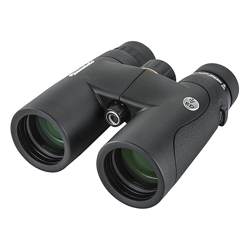 Celestron–Nature DX ED 8x42 Premium Binoculars –Extra-Low Dispersion Objective Lenses –Outdoor and Birding Binocular–Fully Multi-Coated with BaK-4 Prisms–Rubber Armored – Fog & Waterproof Binoculars - Nature DX 8X42 ED