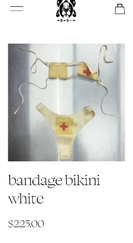 Medical Fetish Bandage Latex Bikini