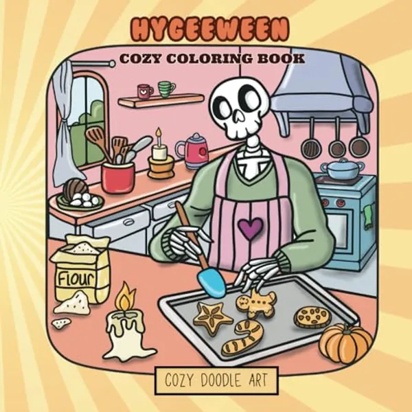 Hygeeween: Enchanting Halloween Coloring for Adults & Teens Featuring Cute & Creepy Creatures to Spark Joy & Relaxation