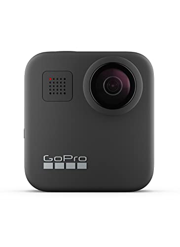 GoPro Max - wasserdichte 360-Grad-Digitalkamera mit unzerbrechlicher Stabilisierung, Touchscreen und Sprachsteuerung - Live-HD-Streaming, 4K, Black - Single