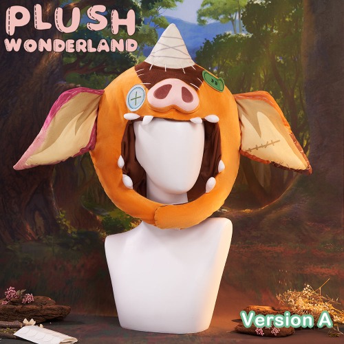 PLUSH WONDERLAND Game The Legend of Zelda Bokoblin Link Cotton Hat Head Mask | Version A（40*77cm）