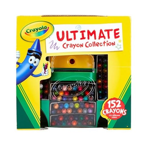 Crayola 152ct Ultimate Crayon Box Collection for Little Kaine