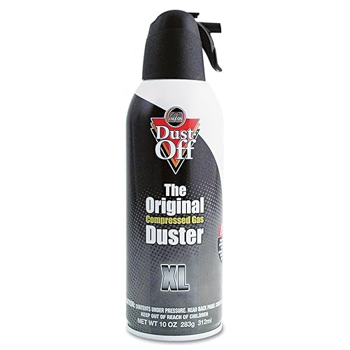 Dust-Off Disposable Compressed Gas Duster, 10 oz - Pack of 2 - Clear