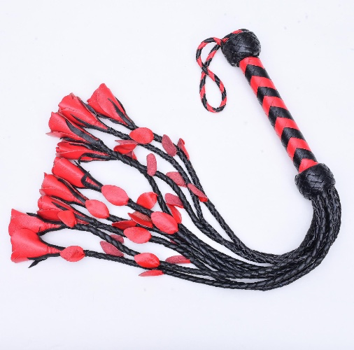 Leather Rose Flogger