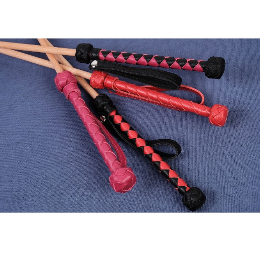 Lambskin Handle Bamboo Cane