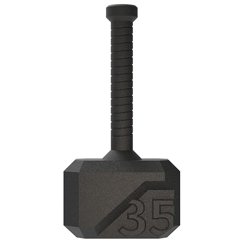 Tribe WOD Hammer Kettlebell 15-70lb + Adjustable | Cross Training Workout Equipment for Muscle Building, Cardio Fitness, Weights for Women & Men | Strength Training Kettlebells- New - 16 Kilograms